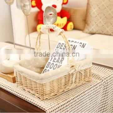 Storage Basket Wicker Basket Basket for Gift Food Basket