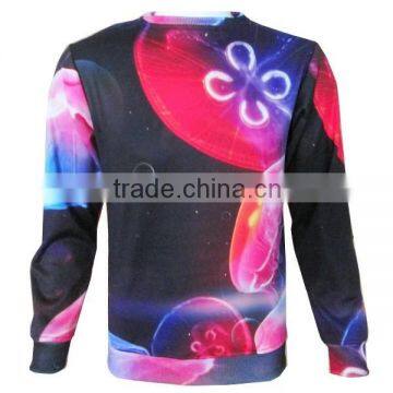 Sublimation printing mens sweatshirt