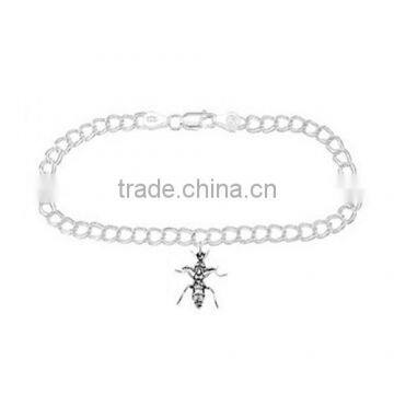 Better-Looking S925 Ant Pattern Design Charm Bracelet