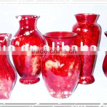 SPRAY GLASS FLOWER VASE