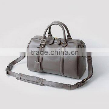 2016 New Style Guangzhou Leather Handbags Top Cowhide Handbag Boston Bag for Women photo-3