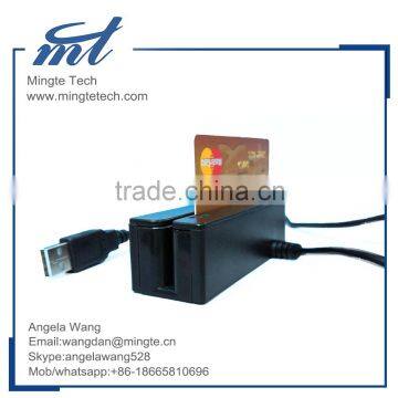 mini msr mini magnetic track 123 bi-direction card reader module