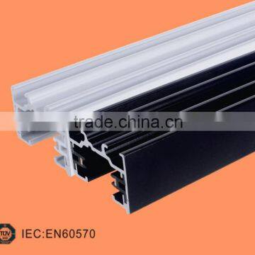 Dongguan Single Phase 2 Wires Track Led Lighting Track Light Fixture of Ceiling