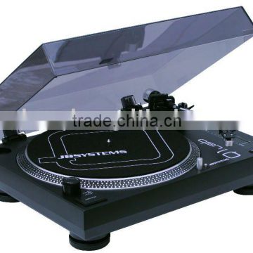 Black USB Turntable JBSYSTEMS Q1 USB For DJ Learner