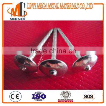 china nails factory hot sale umbrella head roofing nails