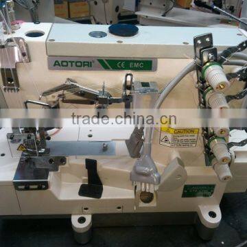 ATR-500D-02BB Direct Drive Flat-bed Interlock Sewing Machine with Tape Binding (for Edge Rolling) with Needle Positioning