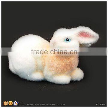 Piggy Bank White Ceramic Rabbit Figurines