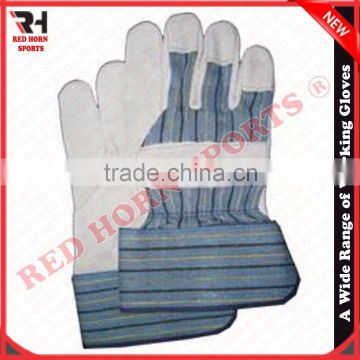 Reinforced Palm Leather Working Gloves, Custom Logos and Sample Order are Accepted