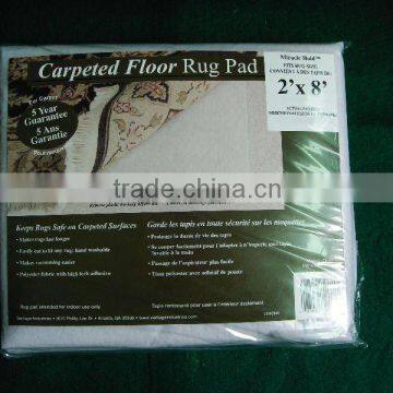 Carpet floor rug pad 2'x8'