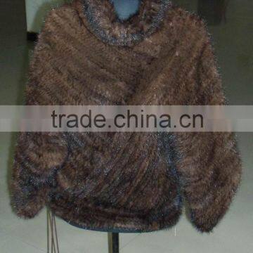 crochet mink jacket