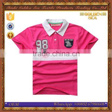 wholesale pink new design summer style boy shirts