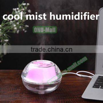 China Market cool mist humidifier LED, Mini USB Desktop Air Humidifier Purifier                        
                                                Quality Choice