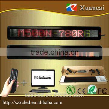 Promotion! M500N-780RG(P7.62-7x80) 5VDC100-240VAC Tricolor Remote control Wall lamp lighting wireless led message board