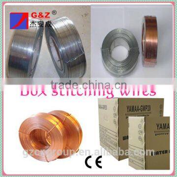 Reliable Supplier Galvanized box Stitching Flat Wire(ISO,CE)