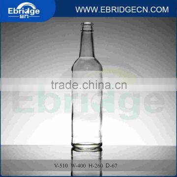 510ml empty vodka glass wine bottle wholesale