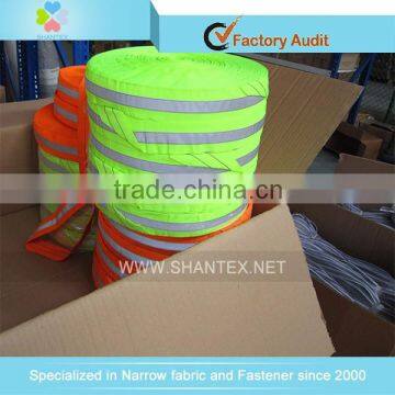 50mm reflective ribbon sew on 20mm glass bead tape