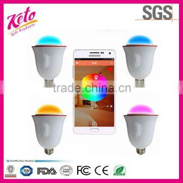 New smart led light bulb with bluetooth speaker
