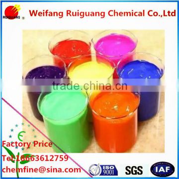 Fluorescent Pigment For Plastic, printing ink, paint, textile printing paste