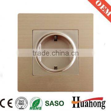Euro Aluminium wall socket for Hotel and villa