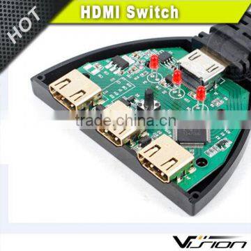 Vision 1.5FT 1080p 3D 3x1 Pigtail HDMI Switch photo-3