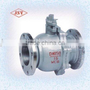 Four Fluorine Flanged Floating Ball Valve