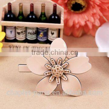 chaplet rhinestone flowers hairpin for girls