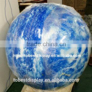 High quality acrylic globe with satellite cloud chart satellite earth globe