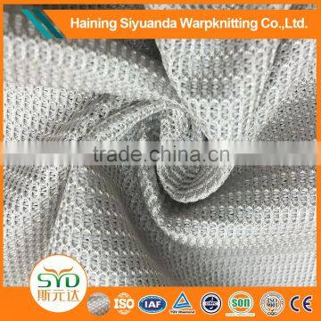 High density polyethylene mesh fabric polyester sandwich sport mesh fabric