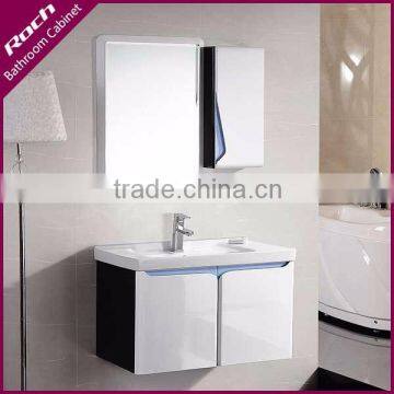 ROCH 8028 Hot Sales Plywood High Glossy Paint Bathroom Vanity