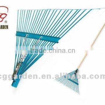 24 tine steel Farming garden leaf Rake