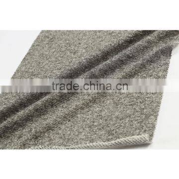 Classical Grey Polyester Cotton French Terry Cloth Knit Fabric photo-2