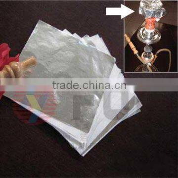 hookah shisha foil for cigarette cuting square size 130mm * 130mm
