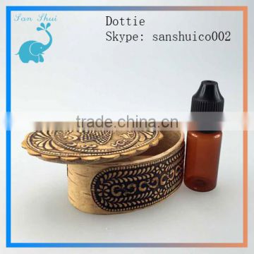 eye drop bottle 10ml plastic bottle for eliquid ejuice dropper bottle with packing box in wooden