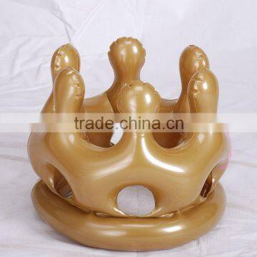 inflatable cartoon crown for party/decoration, kids inflatable cartoon toy