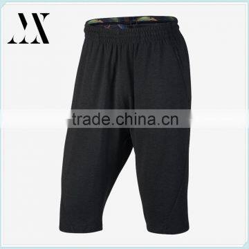 2016 fashionable relaxed fit mesh back yoke men's basketball shorts