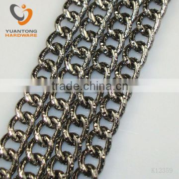 gun color chain for fashion garments and clothing