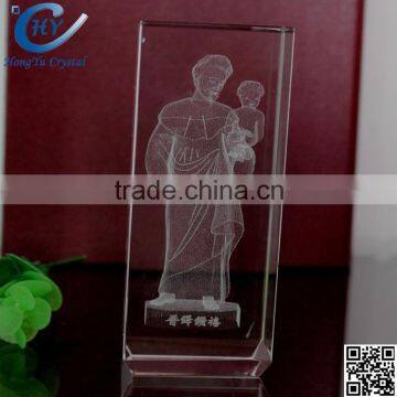 2016 custom 3D glass cvrystal laser engraving model