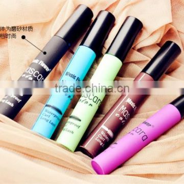 Private label fiber mascara,plastic bottles brush+mascara bottle