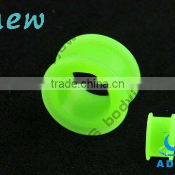 Colorful Silicon Ear Plug Ear Tunnel,Silicon Flesh Tunnel