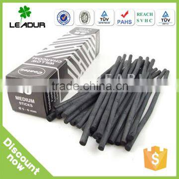 25pcs/pack Artists' Black WIllow Charcoal For Drawing