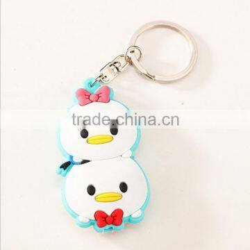 New Design Rubber Keychain / Rubber Led Lamp Keychain photo-2