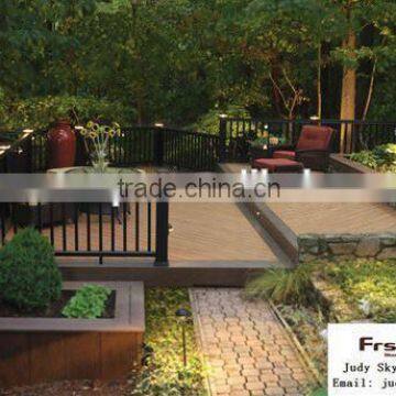 CE Certificated Anti-aging Solid Composite Decking WPC wood plastic composite 120*50mm