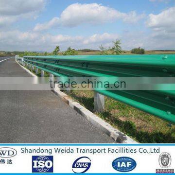 Powder Coated Three waves Guardrail strong road Barrier Fence