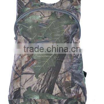 Durable Polyester camouflage Waterproof Foldable Backpack