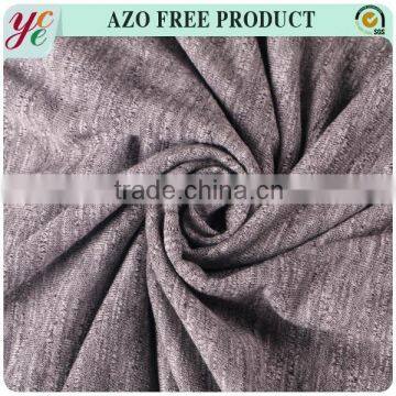 rayon polyester elastic slub fabric for winter trousers