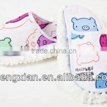 wholesale cute Microfiber Cleaning Slippers for women