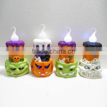 Halloween gift ceramic pumpkin LED light