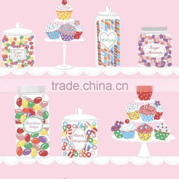 C10202 Small Damask Flower Paper Wallpaper photo-6