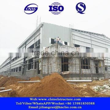 Prefab low cost steel structure frame factory workshop