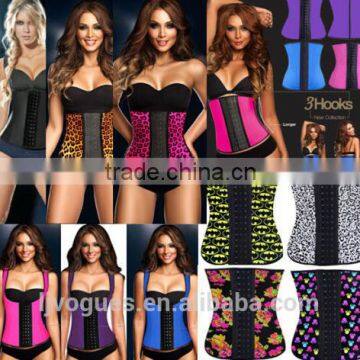 faja latex waist trainer, Print Latex Waist Training Corsets Wholesale